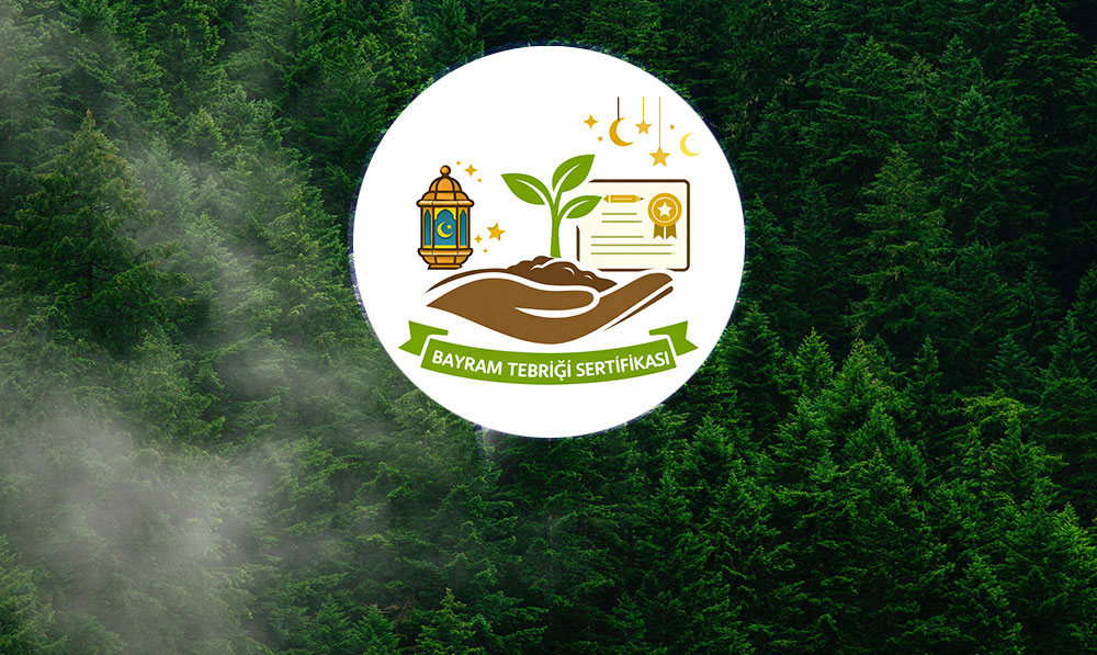 Bayram Tebriği Fidan Sertifikası